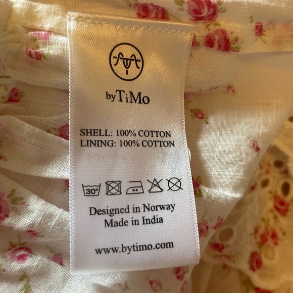 TiMo floral slub dress - Picture 5 of 8